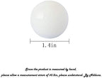 White Baoding Balls Health Exercise Stress Hand Balls Marble Natural Stone Balls Gift Collection for Key Puncher Relax Finger