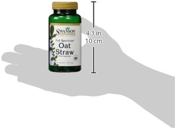 Swanson Full Spectrum Oat Straw 400 Milligrams 60 Capsules