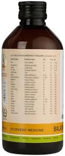 Kerala Ayurveda Balaswagandhadi Thailam - Ayurvedic Massage Oil for Body with Ashwagandha - Balances Vata and Pitta, Calms Mind, Nourishes Body & Tones Muscles, 6.76 Fl Oz
