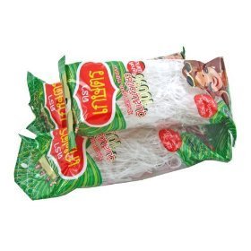 Kaset Brand Thai Bean Thread Glass Noodles - 4.2 oz (3 Sachets)