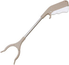 15.7in Small Litter Picker Grabber Stick for Elderly,Lightweight Mobility Grip Hand Stainless Steel Pick Up Tool Small Grabber Reacher Tool (1)