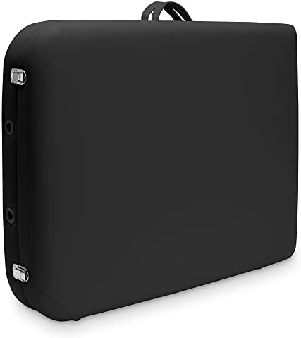 Saloniture Basic Portable Folding Massage Table - Black