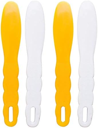BONEW 6pcs Assorted Dental Lab Plastic Mixing Spatula for Impression Material Alginate