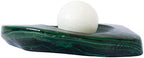 White Baoding Balls Health Exercise Stress Hand Balls Marble Natural Stone Balls Gift Collection for Key Puncher Relax Finger