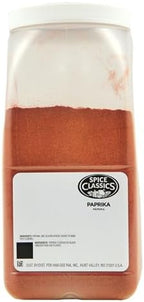 Spice Classics Paprika, 4.5 lb - One 4.5 Pound Container of Bulk Paprika Powder, Perfect for Garnishing and Flavoring Eggs, Soups, Stews, Sauces, Meats and More