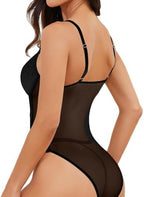 Lilosy Sexy Corset Top Floral Lace Mesh Sheer Lingerie Underwire Bodysuit Bustier Cami Outfits