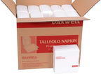 Daxwell Dispenser Napkins, Tall Fold, 1 Ply, White, D10001232 (Case of 10,000, 20 Packs of 500), 7" x 13"