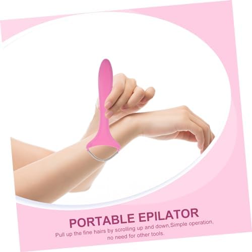 minkissy Facial Hair Epilator Hair Removal Device for Face Portable Spring Design Random Color
