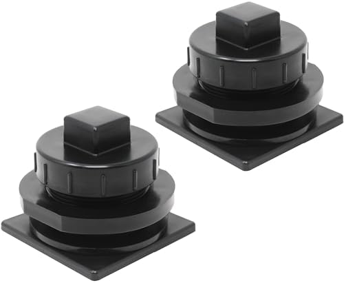 Stock Tank Drain Plug Compatible with Rubbermaid Commercial Stock Tanks - 2 Pack
