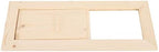 Wooden Air Vent Rectangle Air Vent Grille Ventilation Equipment Sauna Accessory with Adjustable Air Gaps for Sauna Room and Steam Room