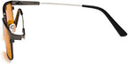 Eyekepper Computer Reading Glasses Blue Light Blocking Memory Titanium (Gunmetal, 1.00)