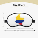 Colombia Flag Map Sleep Mask 100% Light Blocking Eye Mask for Sleeping, Sleep Mask for Unisex for Travel/Nap