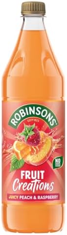 Robinsons Fruit Creations Peach & Raspberry Squash, 1L