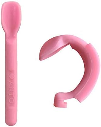 AITIME Soft Contact Lens Insertion and Removal Tool Set - Contact Lens Handler Device Includes Tweezers and Soft Silicone Scoop, Contact Lenses Removers for Travel Home Use (Pink)