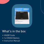 OMRON Pèse-personne numérique HN289 Noir