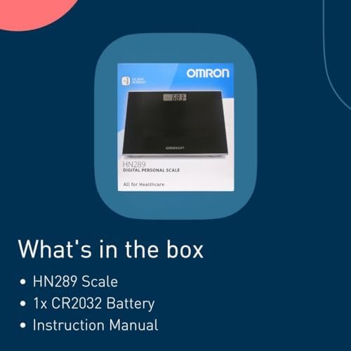 OMRON Pèse-personne numérique HN289 Noir