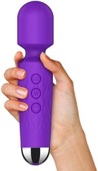 Back Relaxation Massager - Rechargeable Mini Electric Body Massager - for Foot - Arm Muscle Relaxation (Purple)