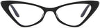 Stylish Cat-Eye Reading Glasses Women Clear Vision Computer Readers Eyewear Blue Light Blocking Flat Light Mirror
