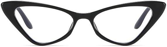 Stylish Cat-Eye Reading Glasses Women Clear Vision Computer Readers Eyewear Blue Light Blocking Flat Light Mirror