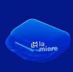 LA MIERE Retainer Case with Vent Holes, 1 Pcs Denture Case, Durable & Similar Mouth Guard, Royal Blue