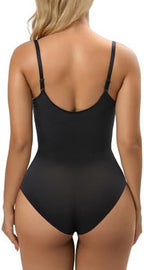 SHAPERX Lace Bodysuit Shapewear for Women Tummy Control Body Shaper Seamless Defining Waist Body Suit