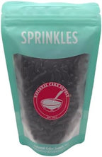 NCS Jumbo Mustache Shaped Edible Candy Sprinkles – Black Cupcake, Cake & Cookie Decorations, 7 oz