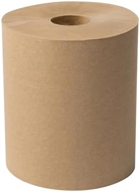 Sierra Hygiene Natural (Kraft) 1-Ply 8" Hardwound Paper Towel, 800’ Roll – 6/Case