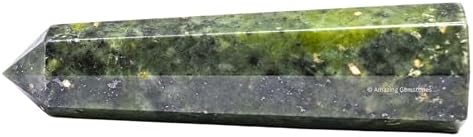 Amazing Gemstone Green Jade Crystal Towers - Natural Healing Crystal Point Obelisk for Reiki Healing and Crystal Grid (2" to 3" INCH)