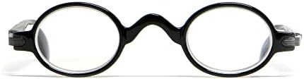 Calabria R314/R501S Round Metal Reading Glasses Men Women Professor Eyeglasses Vintage Readers Classic Stylish Retro Fashion
