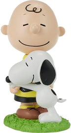 Precious Moments Peanuts Charlie Brown & Snoopy Figurine | Peanuts Happiness is A Warm Puppy Resin Figurine | Peanuts Gift & Décor | Collectible Charlie Brown & Snoopy