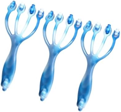 Healifty Handheld Four Claws Roller Massager 7.48 Inch Compact Muscle Massage Tool for Neck Foot Body Head Relief Portable Design