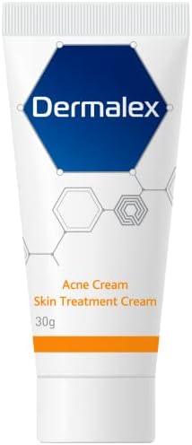 Dermalex Acne Treatment Cream – Clinically Proven to Treat Mild to Moderate Acne Symptoms – 30 g