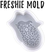 Leopard Tongue Silicone Mold | Size 3.75" Wide x 5.25" Long x 1" Deep | Leopard Tongue Design for Freshie, Soap, Resin, Candles