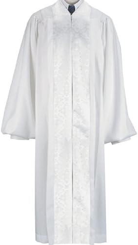 White Pulpit/Pastor Robe Available in Small, Medium, Large, X-large