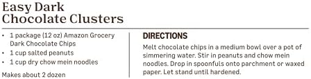 Amazon Grocery, Dark Chocolate Chips, 12 Oz (Previously Amazon Fresh, Packaging May Vary)
