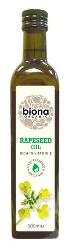 Biona Rapeseed Oil - First Cold Pressing - Organic 500ml-2 Pack