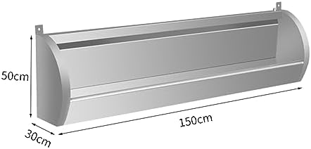 Stainless Steel Wall Mounted Men Urinal - Lengthened 100CM Commercial Urinal with Drain Pipe for Schools, Hospitals, Bars, Public Places