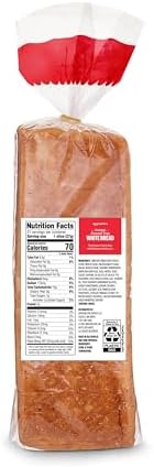 Amazon Grocery, Enriched Round Top White Bread, 20 Oz