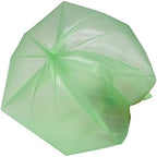 100 Counts 4 Gallon 45x60Cm Kitchen Trash Bags with Handles for Bathroom, Home and Office (100pcs Green 45x60CM)
