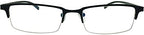 Computer Reading Glasses Mens Womens Readers Black Gold Metallic Color Frames