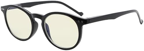 CessBlu Ladies Computer Glasses Round Oval Blue Light Filter Reading Eyeglasses Women