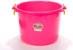 Little Giant® Plastic Muck Tub | Durable & Versatile Utility Bucket with Handles | Muck Bucket | Durable Handles | 70 Quart | Hot Pink