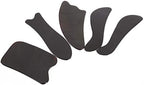 Healifty Gua Sha Scraping Massage Tool Buffalo Horn Guasha Board Therapy Massage Stones Anti Aging Anti Wrinkle for Women 5pcs