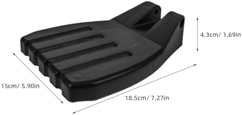 INOOMP 2pcs Universal Heavy Duty Wheelchair Footrests Foot Pedals Replacement Parts Elevating Leg Rests for Elderly Mobility Aid Accessories