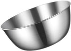 DAUZ Mixing Bowl, Simple Sturdy Stainless Steel Thickened Cooking Basin for Gathering (28cm)
