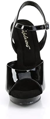 Pleaser Women's Lip-109/B/C Ankle-Strap Sandal