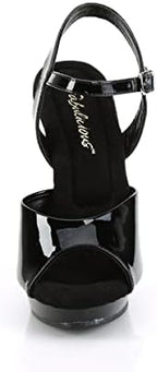 Pleaser Women's Lip-109/B/C Ankle-Strap Sandal