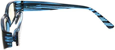 CessBlu Computer Glasses with Crystals for Women Reading Blue Light Filter Eyeglasses
