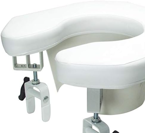 Graham-Field 6497A Lumex Raised Toilet Seat Riser, Padded & Cushioned, Fully-Adjustable Height & Angle