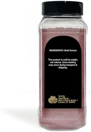 GranAroma Ground Sumac, 1.1 lb, Middle Eastern Cuisine, Tart Flavor